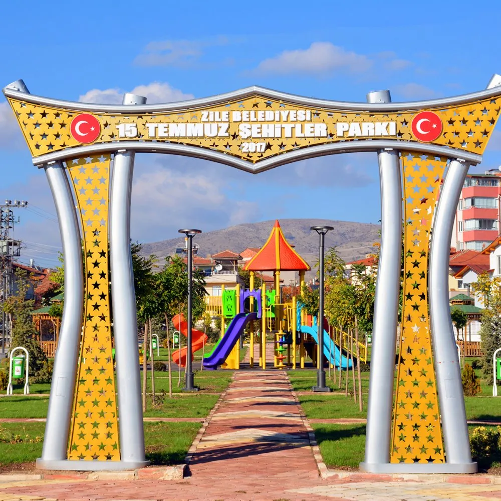 Zile Belediyesi 15 Temmuz Şehitler Parkı Oyun Parkı 3